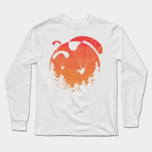 Paragliding Gaggle of Girls Long Sleeve T-Shirt